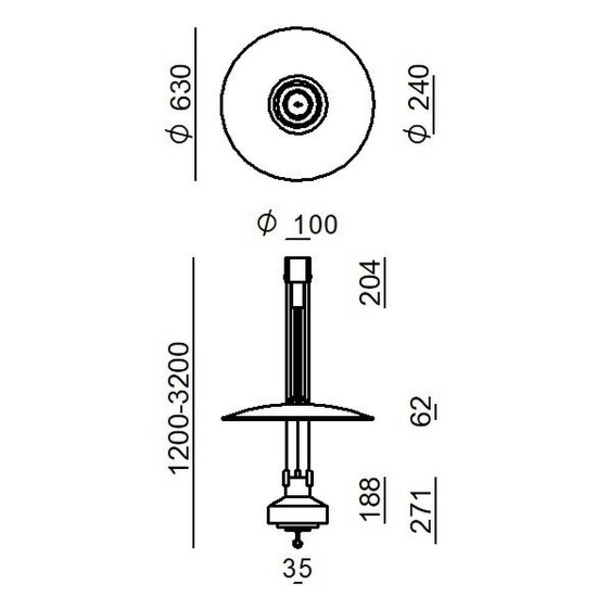 Saliscendi stilnovo lampada a sospensione rubino opalino led 2700k dimmerabile