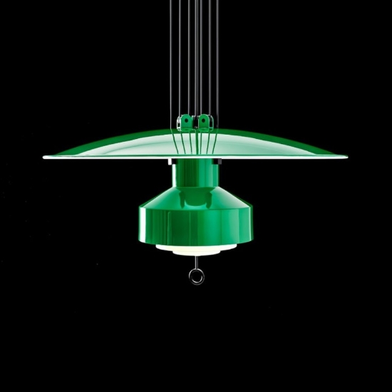 Stilnovo saliscendi lampadario da cucina bianco doppia emissione led 2700k