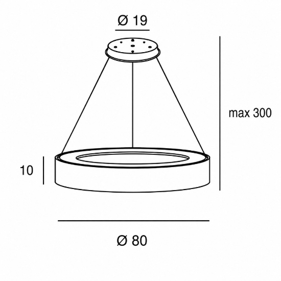 Lampadario 80 cm moderno anello verde oliva led 96w cct 3000k 4000k dimmerabile