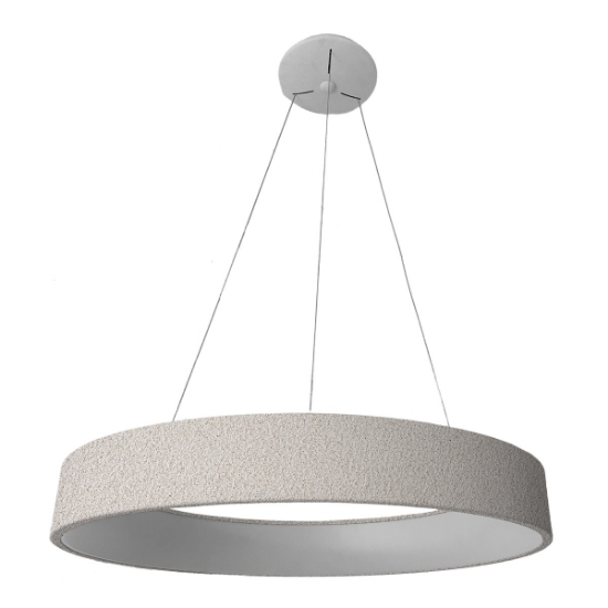 Lampadario 80 cm moderno anello effetto muro led 96w cct 3000k 4000k dimmerabile