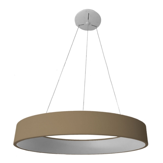 Lampadario 80 cm moderno sabbia anello led 96w cct 3000k 4000k dimmerabile per soggiorno
