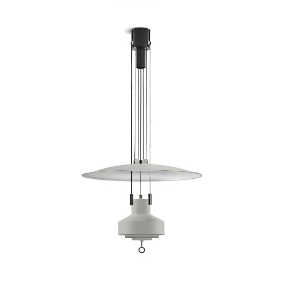 Stilnovo saliscendi lampadario da cucina bianco led 2700k