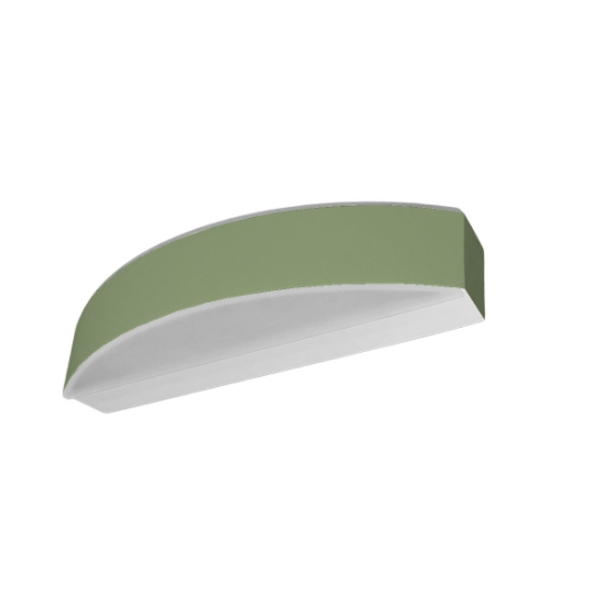 Applique da parete moderna led 16w cct 3000k 4000k verde salvia biemissione