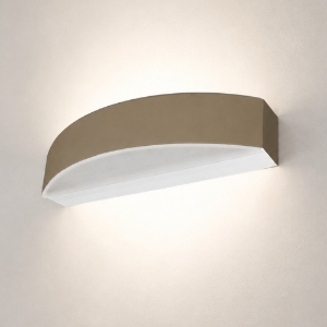Applique da parete moderna led 16w cct 3000k 4000k sabbia bagnata biemissione