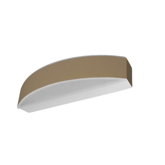 Applique da parete moderna led 16w cct 3000k 4000k sabbia bagnata biemissione