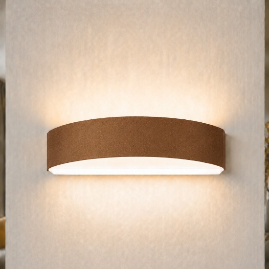 Applique biemissione oro rosato led 16w cct 3000k 4000k design moderno