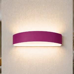 Applique da parete moderna led 16w cct 3000k 4000k magenta biemissione