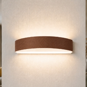 Applique da parete moderna lineare led 16w cct 3000k 4000k rame opaco