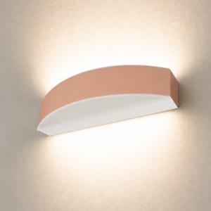 Applique da parete moderna led 16w cct 3000k 4000k pesca biemissione