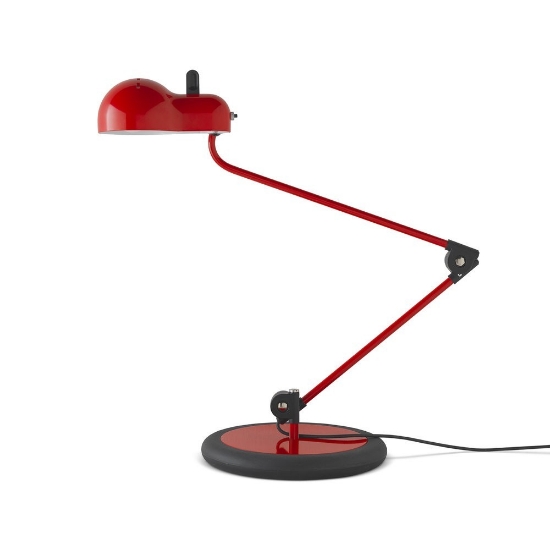 Lampada da scrivania design rossa led 2700k stilnovo topo