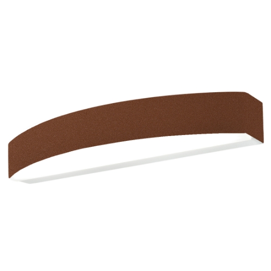 Applique da parete moderna biemissione rame opaco led 20w cct 3000k 4000k