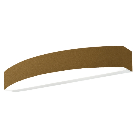 Applique da parete moderna led 20w cct 3000k 4000k oro opaco