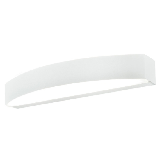 Applique da parete moderna biemissione bianca led 20w cct 3000k 4000k
