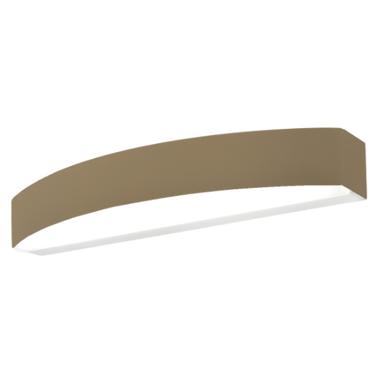 Applique da parete curva moderna led 20w cct 3000k 4000k sabbia bagnata