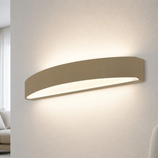 Applique da parete moderna led 28w cct 3000k 4000k sabbia bagnata 50cm
