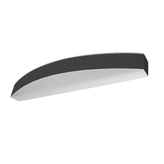 Applique da parete moderna led 28w cct 3000k 4000k antracite 50cm