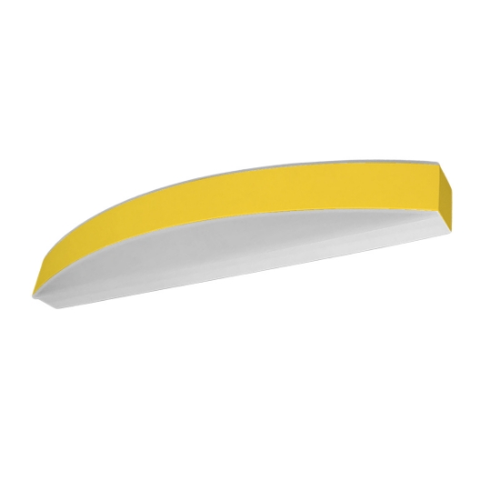 Applique da parete biemissione moderna led 28w cct 3000k 4000k giallo 50cm