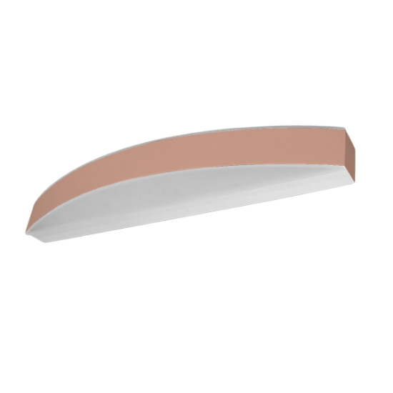 Applique da parete biemissione moderna led 28w cct 3000k 4000k pesca 50cm