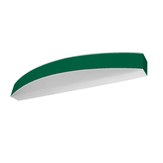 Applique da parete moderna led 28w cct 3000k 4000k verde bosco 50cm