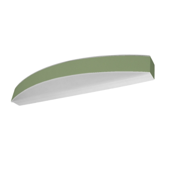 Applique da parete moderna led 28w cct 3000k 4000k verde salvia 50cm