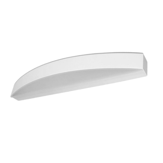 Applique da parete led 28w cct 3000k 4000k bianca 50cm biemissione moderna