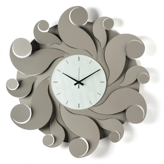 Orologio per parete moderno rotondo fango per soggiorno 79cm