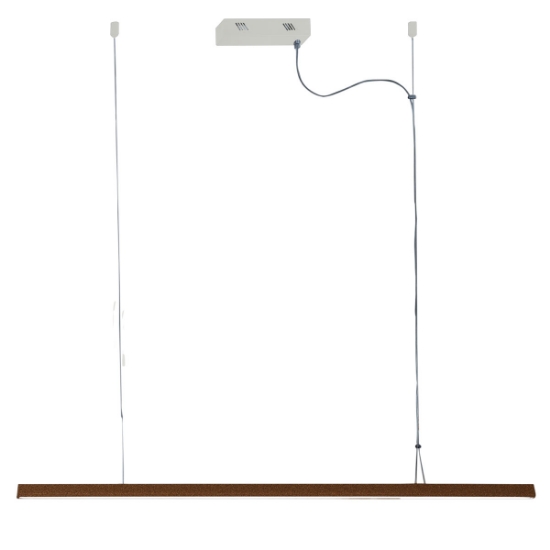 Lampadario a sospensione per cucina moderno led 40w cct 3000k 6000k oro rosato 120cm
