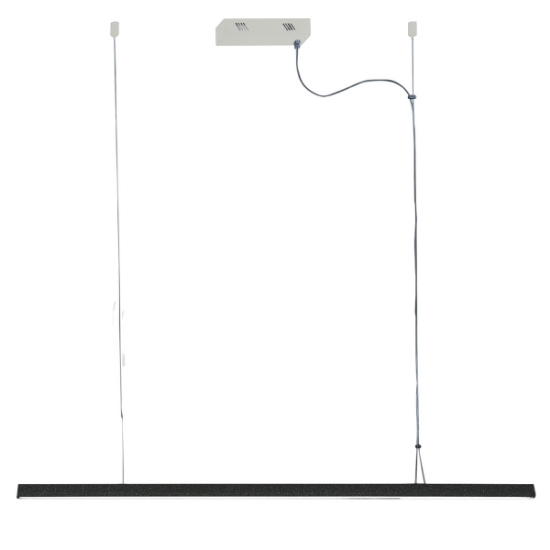 Lampadario a sospensione per cucina moderna barra led 40w cct 3000k 6000k antracite 120cm