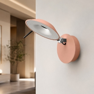 Applique da parete moderna led 8w 3000k pesca stilnovo torino