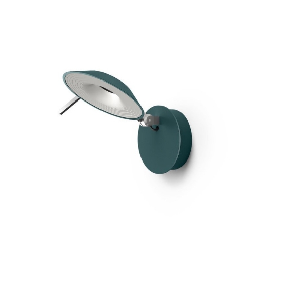 Stilnovo torino applique da parete interno moderna led 3000k verde petrolio
