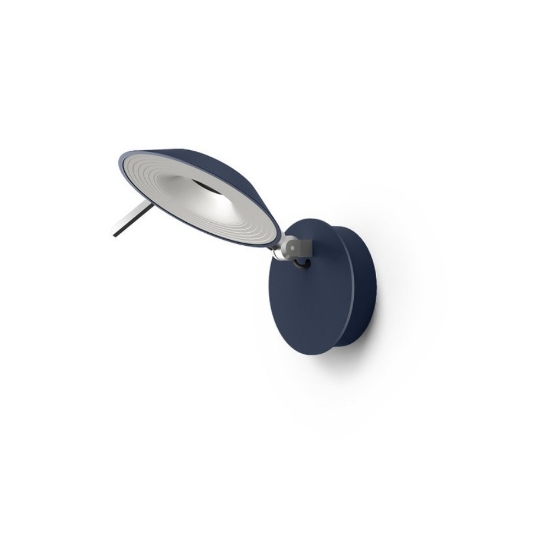 Stilnovo torino applique da parete moderna blu led 8w dimmer