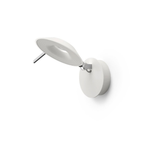 Applique da parete bianca led 3000k stilnovo torino orientabile