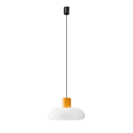 Stilnovo trepiu lampada a sospensione moderna bianco giallo led 27w 3000k