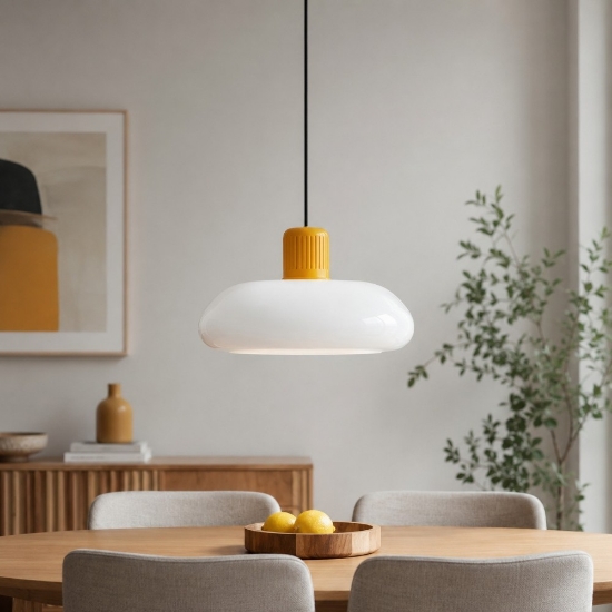 Stilnovo trepiu lampada a sospensione moderna bianco giallo led 27w 3000k