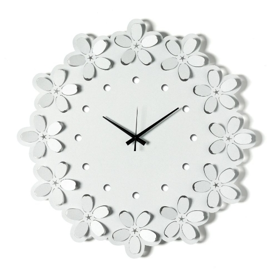 Orolgio floreale moderno rotondo per cucina 59cm