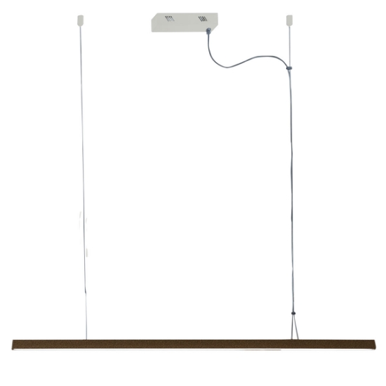 Lampadario per cucina ruggine led 40w cct 3000k 6000k dimmerabile con telecomando