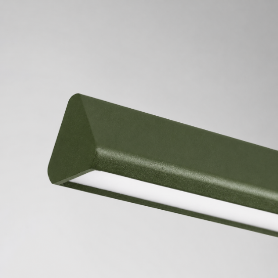Lampadario a sospensione moderno per cucina verde oliva led 40w cct 3000k 6000k con telecomando
