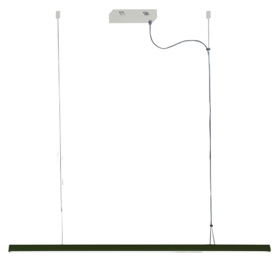 Lampadario a sospensione moderno per cucina verde oliva led 40w cct 3000k 6000k con telecomando