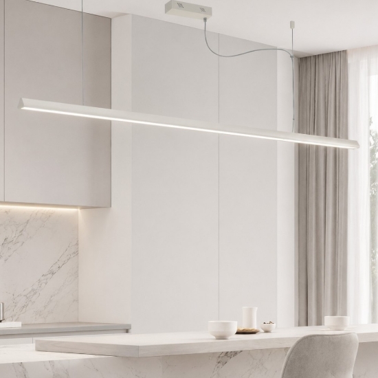 Lampadario a sospensione bianco led 40w cct 3000k 6000k dimmerabile con telecomando