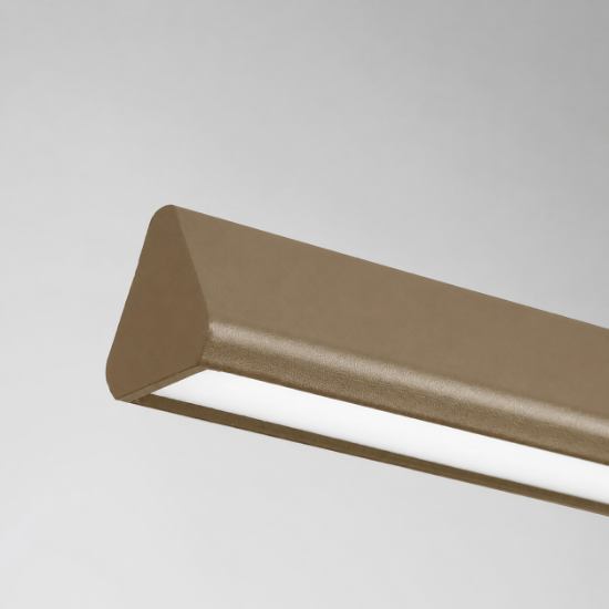 Lampadario barra sabbia led 40w cct 3000k 6000k dimmerabile con telecomando