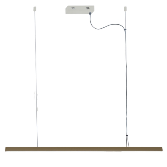 Lampadario barra sabbia led 40w cct 3000k 6000k dimmerabile con telecomando