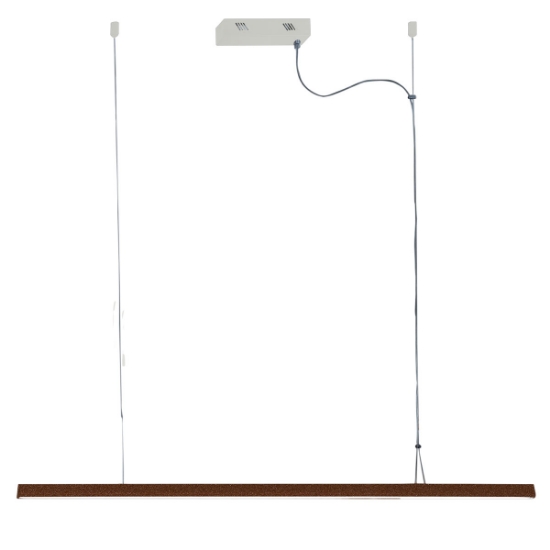 Lampadario rame opaco led 40w cct 3000k 6000k dimmerabile con telecomando