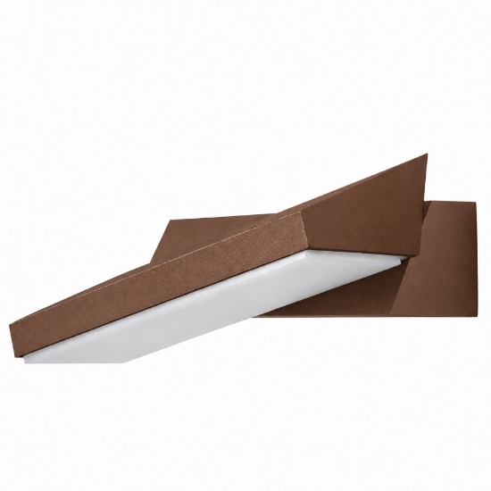 Applique da esterno moderna ruggine orientabile led 13w 3000k con ip65