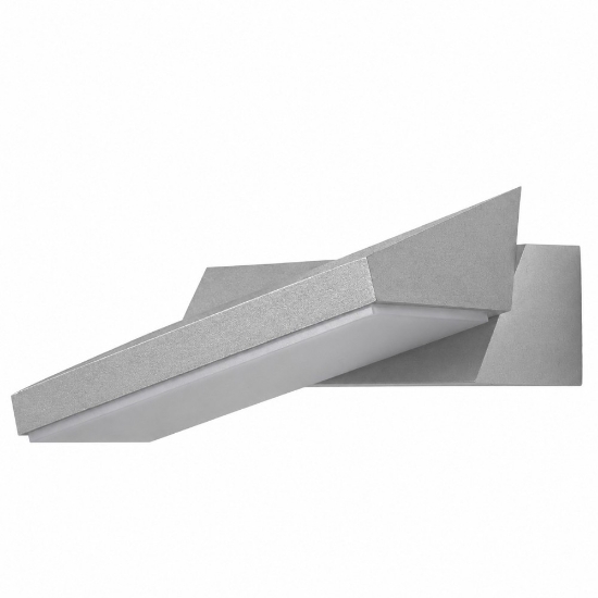 Applique da esterno moderna grigio perla led 13w 3000k ip65 orientabile