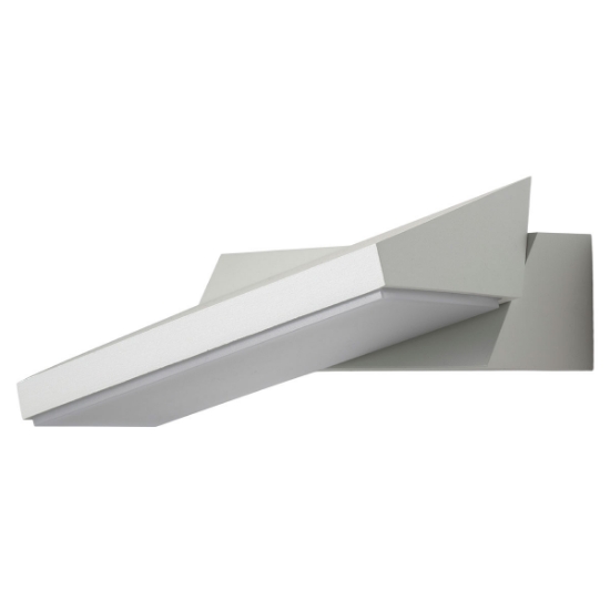Applique da esterno orientabile moderna bianca led 13w 3000k ip65