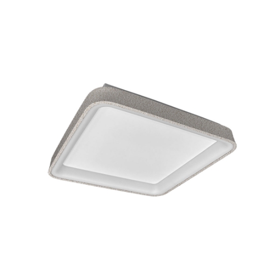 Plafoniera moderna 35cm effetto muro quadrata per ingresso led 40w cct 3000k 4000k