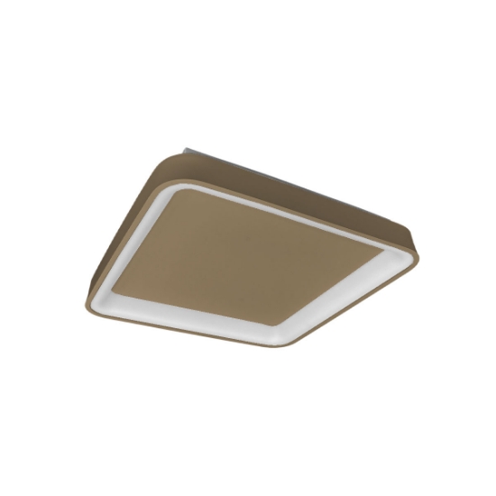 Plafoniera moderna 35cm quadrata sabbia bagnata per ingresso led 40w cct 3000k 4000k