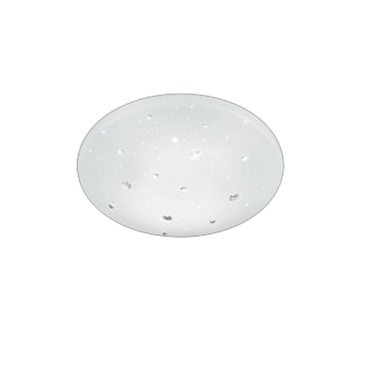 Plafoniera bianca tonda led 12w 4000k per camera da letto