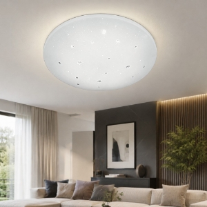 Plafoniera bianca tonda led 21w 4000k dimmerabile 50cm