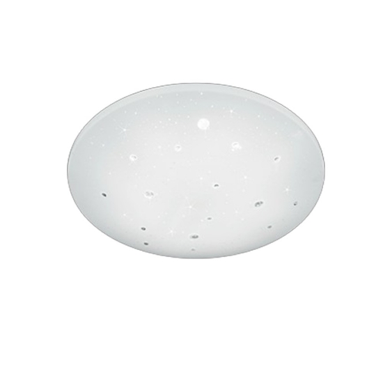 Plafoniera bianca tonda led 21w 4000k dimmerabile 50cm